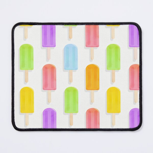 Item preview, Rainbow Summer Popsicles Pattern designed and sold by tanyadraws.