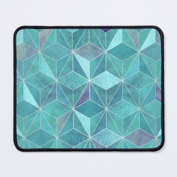 Item preview, Blue & Teal Geometric Pattern designed and sold by tanyadraws.