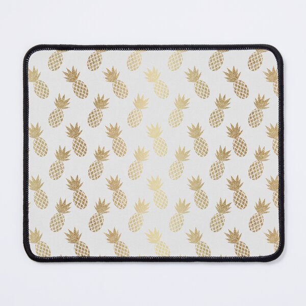 Item preview, Gold Pineapple Pattern designed and sold by tanyadraws.