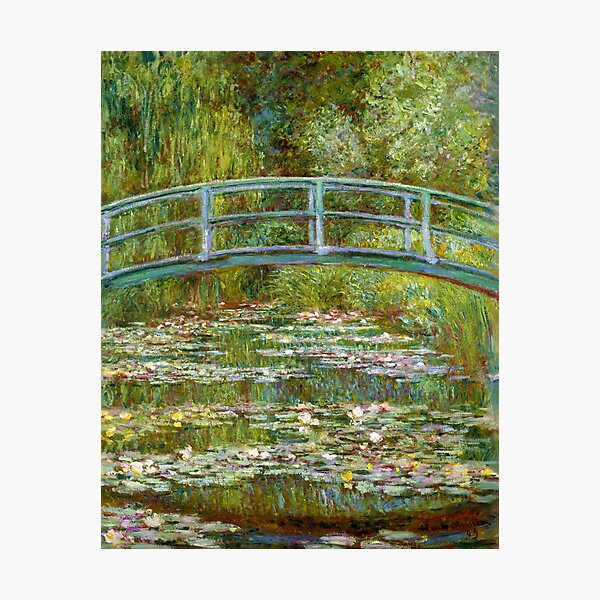 Item preview, Claude Monet "Bridge over a Pond of Water Lilies" designed and sold by Alexandra Dahl.