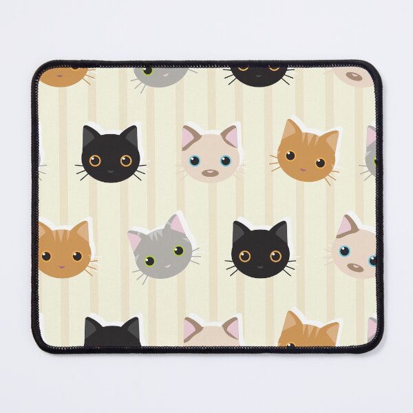 Item preview, Kittens & Stripes Pattern designed and sold by tanyadraws.