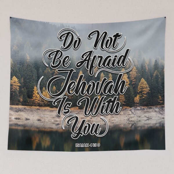 Item preview, Jehovah is with you - Isaiah 41:10 designed and sold by KA DESIGNS.