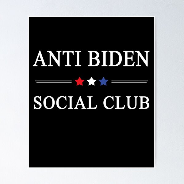 Item preview,  Anti Biden Social Club designed and sold by DesignMacy.