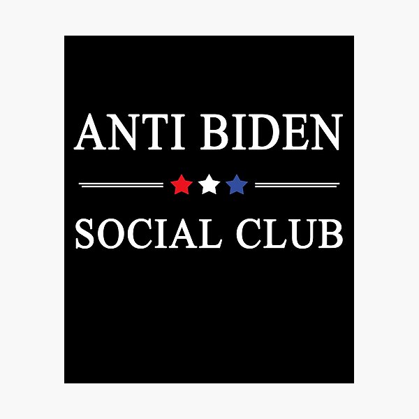 Item preview,  Anti Biden Social Club designed and sold by DesignMacy.