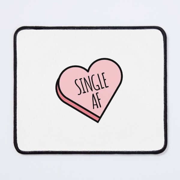 Item preview, Single AF | Funny Valentine's Candy Heart designed and sold by tanyadraws.