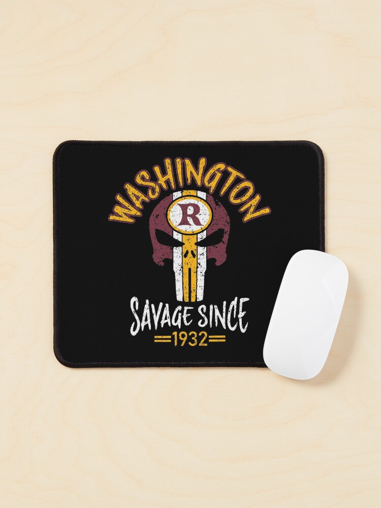 Washington Pro Football Savage Skull 1932 Apparel' Mouse Pad for