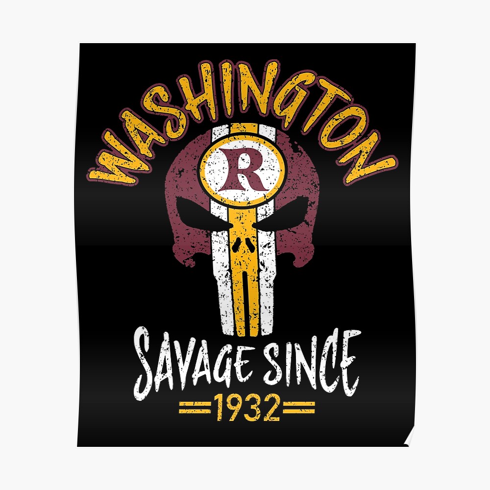 Washington Pro Football Savage Helmet 1932 Apparel | Poster