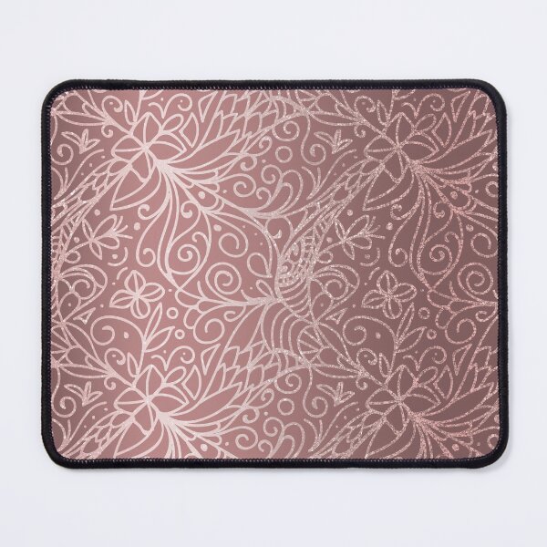 Item preview, Dusty Rose Gold Floral Garden Pattern designed and sold by tanyadraws.