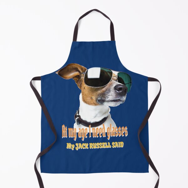 Item preview, at my age I need glasses, my Jack Russell said designed and sold by AnadAA.
