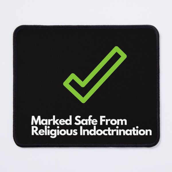 Item preview, Marked Safe From Religious Indoctrination designed and sold by coloronym.