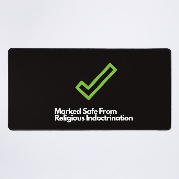 Item preview, Marked Safe From Religious Indoctrination designed and sold by coloronym.