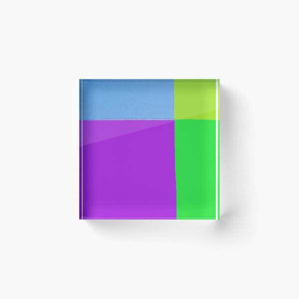 Item preview,  Colorblock design, purple green lime blue colorblock design designed and sold by Nostrathomas66.