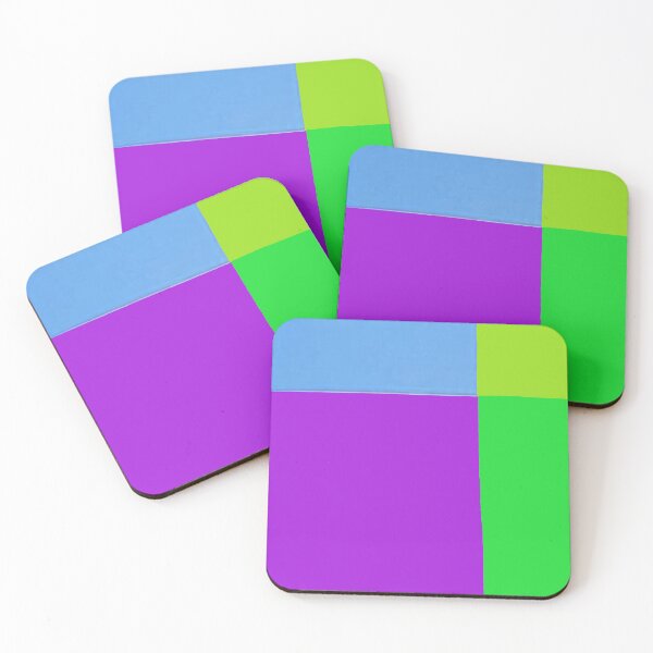 Item preview,  Colorblock design, purple green lime blue colorblock design designed and sold by Nostrathomas66.