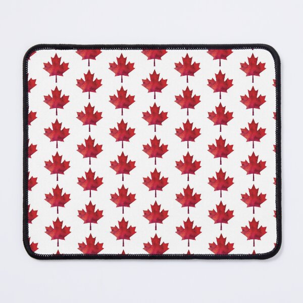 Item preview, Canada Day Watercolour Maple Leaf Pattern designed and sold by tanyadraws.