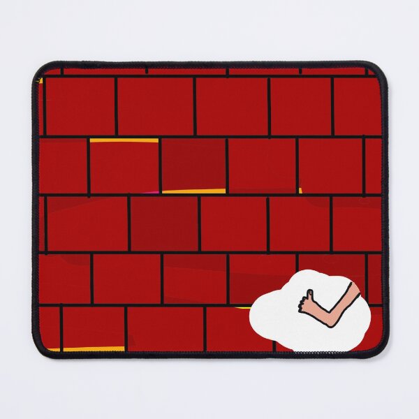 Item preview, Brick wall - someone is walking barefoot designed and sold by MacaMacaMaca.