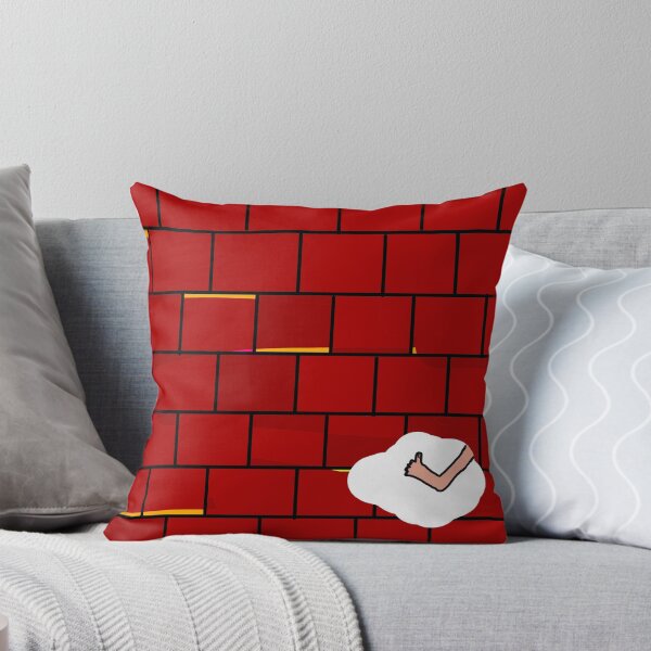 Item preview, Brick wall - someone is walking barefoot  designed and sold by MacaMacaMaca.