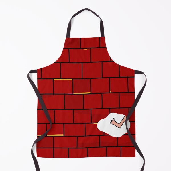 Item preview, Brick wall - someone is walking barefoot designed and sold by MacaMacaMaca.