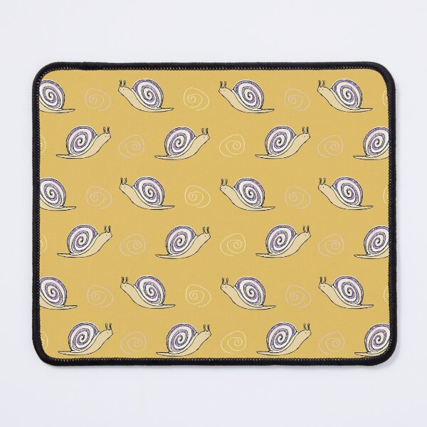 Item preview, Illustrated Snail and Swirls Pattern designed and sold by tanyadraws.
