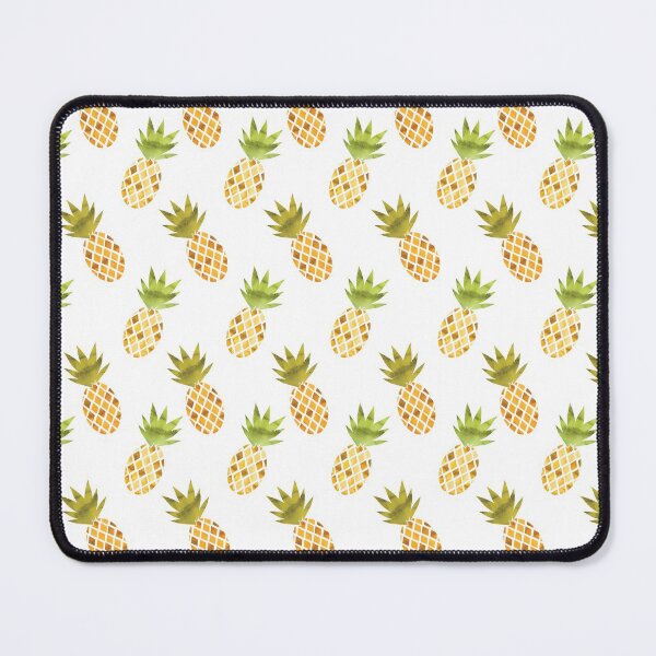 Item preview, Tropical Watercolor Pineapple Pattern designed and sold by tanyadraws.