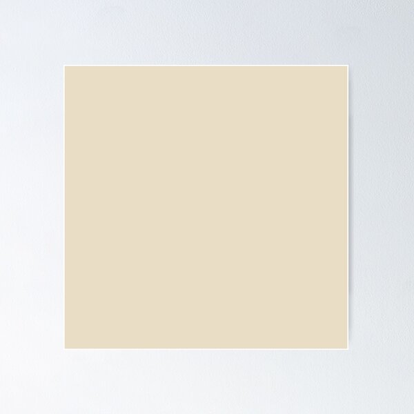 Item preview, Beige Solid Color designed and sold by rewstudio.