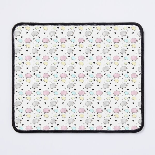 Item preview, Pastel Polkadot Sheep and Hearts designed and sold by tanyadraws.