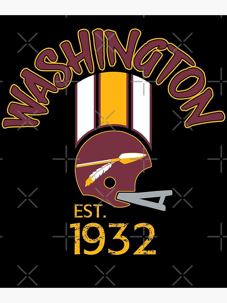 Washington Pro Football Savage Helmet 1932 Apparel | Poster