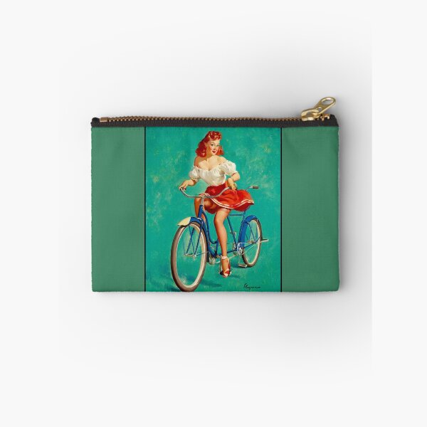 Item preview, BICYCLE RIDING PINUP : Vintage Elvgren Rare Cycling Print designed and sold by posterbobs.