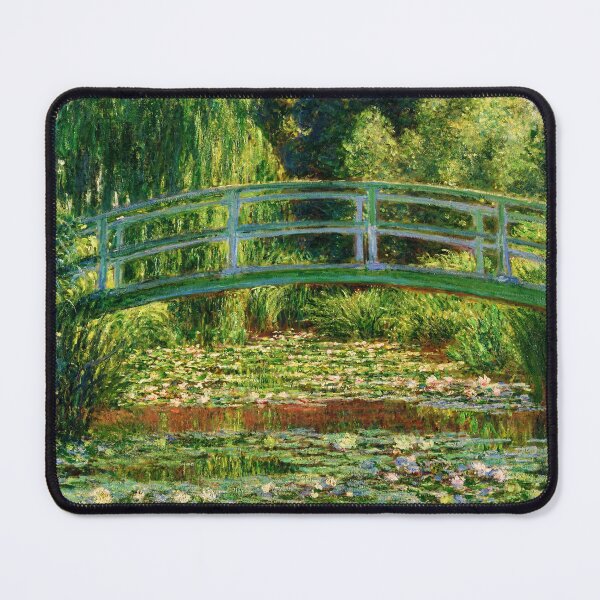 Aperçu de l'œuvre Claude Monet "La passerelle japonaise et la piscine aux nymphéas, Giverny" créée et vendue par Alexandra Dahl.
