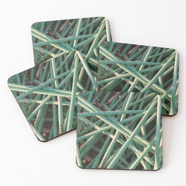 Item preview, Green Construction Rebar in a Pile at an Infrastructure Project designed and sold by Bill Spengler's Photographic Thoughts.