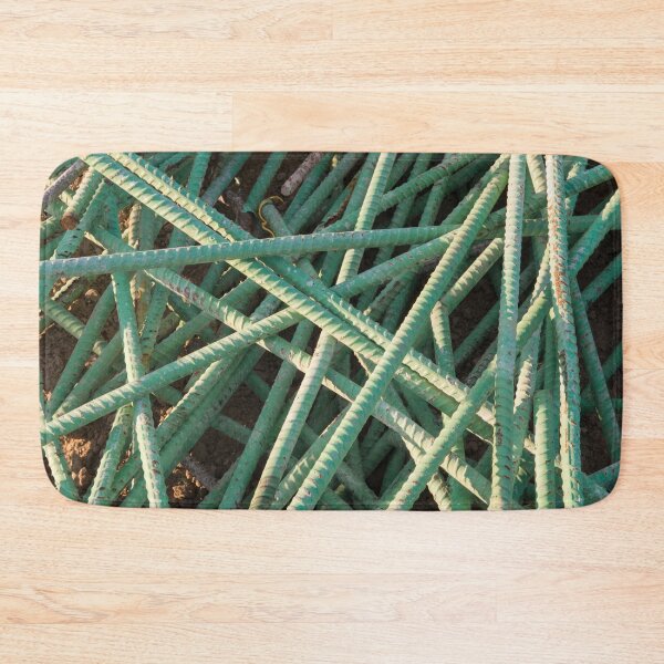 Item preview, Green Construction Rebar in a Pile at an Infrastructure Project designed and sold by Bill Spengler's Photographic Thoughts.