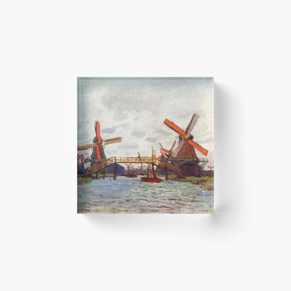 Item preview, Claude Monet "Windmills near Zaandam" designed and sold by Alexandra Dahl.