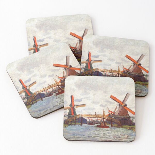 Item preview, Claude Monet "Windmills near Zaandam" designed and sold by Alexandra Dahl.