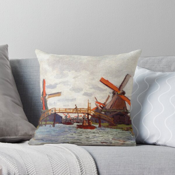 Item preview, Claude Monet "Windmills near Zaandam" designed and sold by Alexandra Dahl.