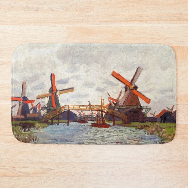 Item preview, Claude Monet "Windmills near Zaandam" designed and sold by Alexandra Dahl.