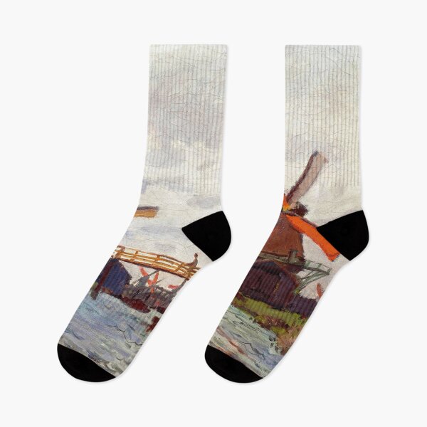 Item preview, Claude Monet "Windmills near Zaandam" designed and sold by Alexandra Dahl.