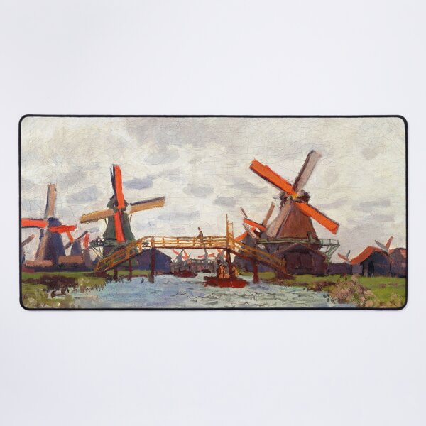 Item preview, Claude Monet "Windmills near Zaandam" designed and sold by Alexandra Dahl.