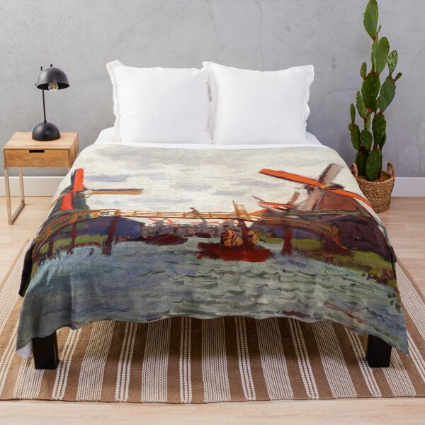 Item preview, Claude Monet "Windmills near Zaandam" designed and sold by Alexandra Dahl.