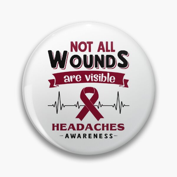 Item preview, Headaches Awareness Not All Wounds Are Visible designed and sold by Victormoratalla.