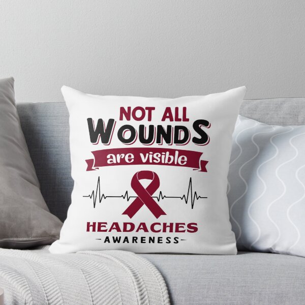 Item preview, Headaches Awareness Not All Wounds Are Visible designed and sold by Victormoratalla.