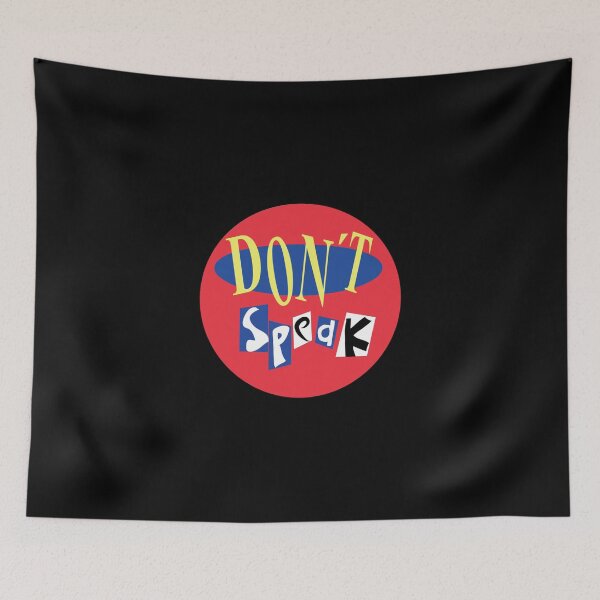 Item preview, Dont Speak Sticker designed and sold by ainglit.
