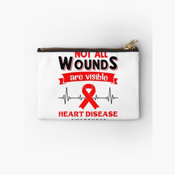 Item preview, Heart Disease Awareness Not All Wounds Are Visible designed and sold by Victormoratalla.