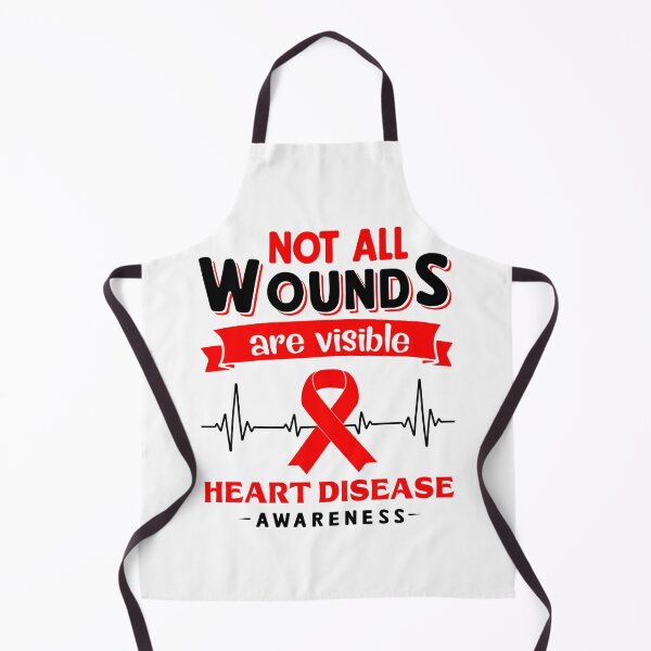 Item preview, Heart Disease Awareness Not All Wounds Are Visible designed and sold by Victormoratalla.