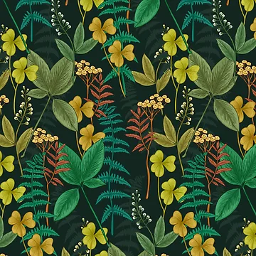Artwork thumbnail, forest pattern. by Princessflora