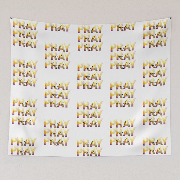 Item preview, Pray Pray Pray, Christian Faith T-Shirt, Pray On It, Pray Over It, Pray Through It, Religious Shirt, Christian Shirt, Faith Shirt, Inspirational Tee, designed and sold by prteacool.