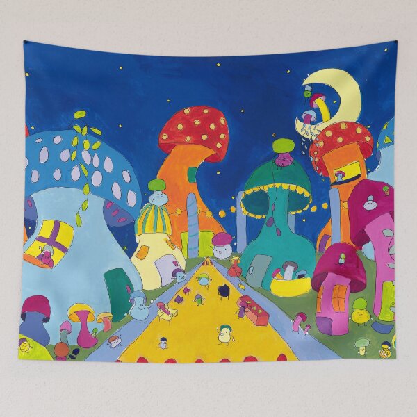 Item preview, party on mushroom street designed and sold by niconicoartist.