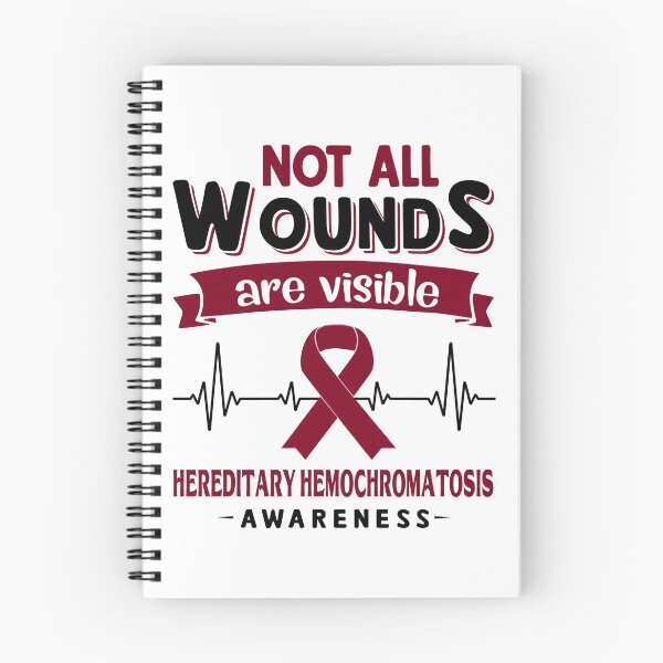 Item preview, Hereditary Hemochromatosis Awareness Not All Wounds Are Visible designed and sold by Victormoratalla.