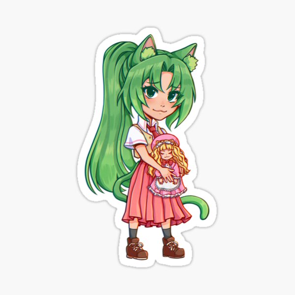 Mion (Battle Game In 5 Seconds) Sticker for Sale by BrokenOtaku