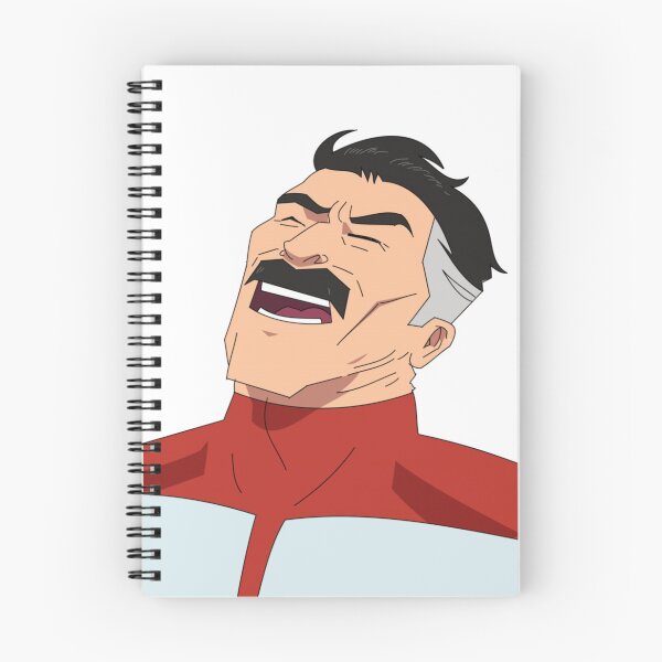 Item preview, Omni Man Laughing Sticker designed and sold by XanderFlicks.