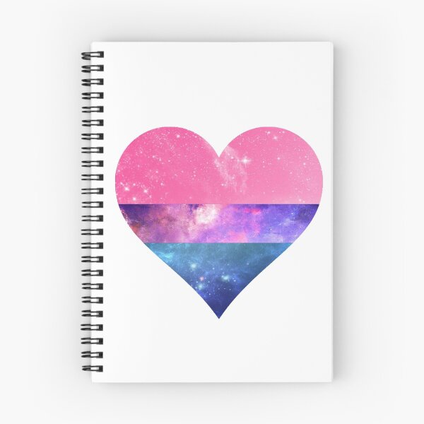 Item preview, Bi Heart - LGBTQ Galaxy designed and sold by qshiner.