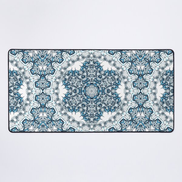Item preview, Blue mandala designed and sold by MandalaFlowerArt.